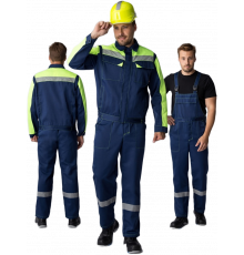 Костюм Сфера-2 СОП CH (тк.Смесовая,210) п/к, т.синий/лимонный Костюм Сфера-2 СОП CH (тк.Смесовая,210) п/к, т.синий/лимонный