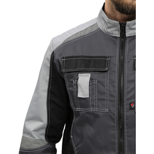 Костюм Вектрон-2 (тк.Смесовая,240) п/к, т.серый/св.серый/черный Костюм Вектрон-2 (тк.Смесовая,240) п/к, т.серый/св.серый/черный