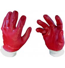 Перчатки Гранат МБС полный облив ПВХ манжет резинка Перчатки Гранат МБС полный облив ПВХ манжет резинка
