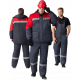 Костюм зимний Сибер СОП (тк.Балтекс,210) п/к, т.серый/красный