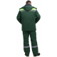 Костюм зимний Труженик-Ультра СОП (тк.Смесовая,210) брюки, т.зеленый/лимонный