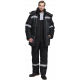 Костюм зимний Беркут СОП CH (тк.Таслан) п/к, черный/т.серый