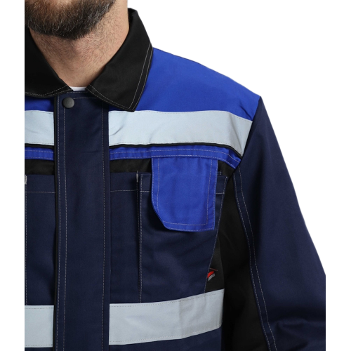 Костюм Виват-1 Премиум IMP (тк.Смесовая,240) брюки, т.синий/черный/васильковый Костюм Виват-1 Премиум IMP (тк.Смесовая,240) брюки, т.синий/черный/васильковый