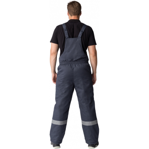 Костюм зимний Сибер СОП (тк.Балтекс,210) п/к, т.серый/красный