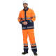 Костюм для дорожника (тк.Смесовая,210) п/к, оранжевый/т.синий