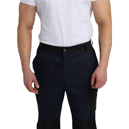 Брюки Милан NEW CH МВО (тк.Смесовая,270), т.синий/черный Брюки Милан NEW CH МВО (тк.Смесовая,270), т.синий/черный