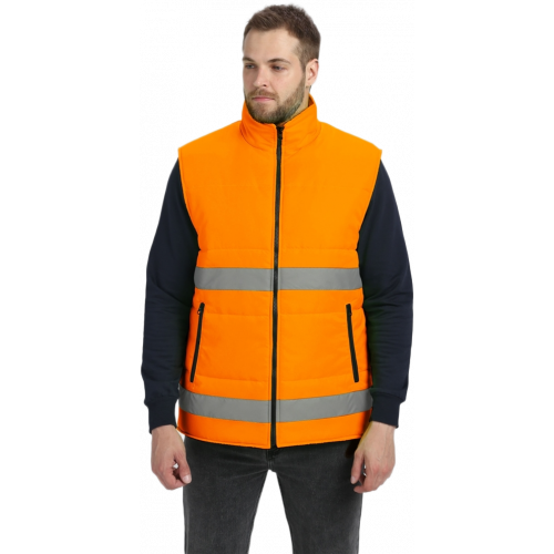 Жилет утепленный сигнальный Ярксион СОП (тк.OxLine,90), оранжевый