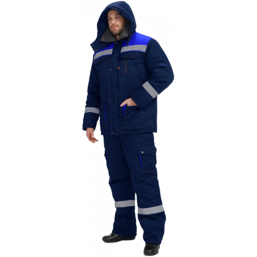 Костюм зимний Нейч-2 Премиум СОП К. (тк.Смесовая,240) п/к, т.синий/васильковый Костюм зимний Нейч-2 Премиум СОП К. (тк.Смесовая,240) п/к, т.синий/васильковый