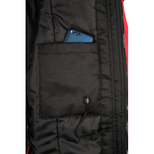 Костюм зимний Титан (Смесовая, 210) п/к, черный/красный Костюм зимний Титан (Смесовая, 210) п/к, черный/красный