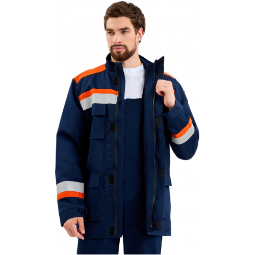 Костюм летний Энергия-А (13,2 кал.), т.синий/оранжевый