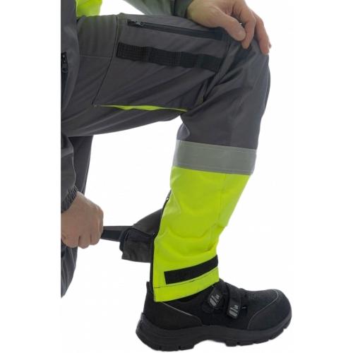 Комбинезон летний мужской Brodeks KS503, цвет жёлтый, серый