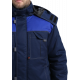 Куртка зимняя укороченная Флофт Премиум (тк.Смесовая,240), т.синий/васильковый/серый
