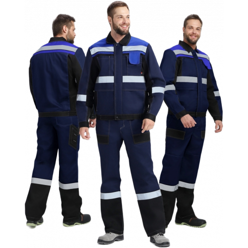 Костюм Виват-2 Премиум CH МВО (тк.Смесовая,240) п/к, т.синий/черный/васильковый Костюм Виват-2 Премиум CH МВО (тк.Смесовая,240) п/к, т.синий/черный/васильковый