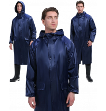 Плащ влагозащитный ProfLineLeader (ПВХ,240), т.синий Плащ влагозащитный ProfLineLeader (ПВХ,240), т.синий