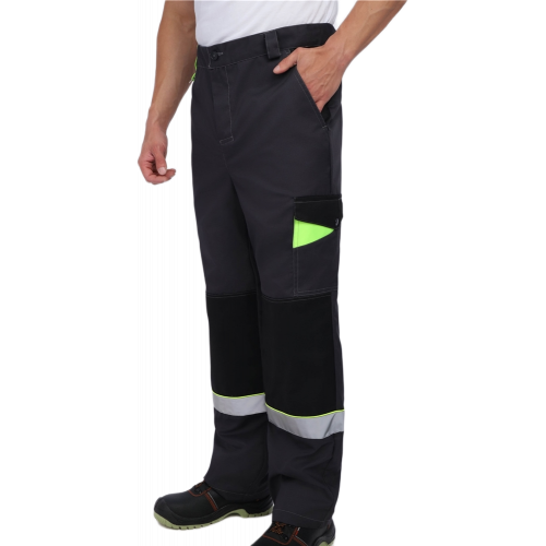 Костюм Ховард-1 (тк.Смесовая,240) брюки, т.серый/черный/лимонный Костюм Ховард-1 (тк.Смесовая,240) брюки, т.серый/черный/лимонный