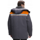 Куртка зимняя для бригадира NEW (тк.Смесовая,210), т.серый/оранжевый