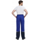 Костюм Строй-1 CH МВО (тк.Смесовая,280) брюки, васильковый/т.синий
