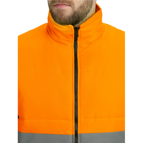 Жилет утепленный сигнальный Ярксион СОП (тк.OxLine,90), оранжевый
