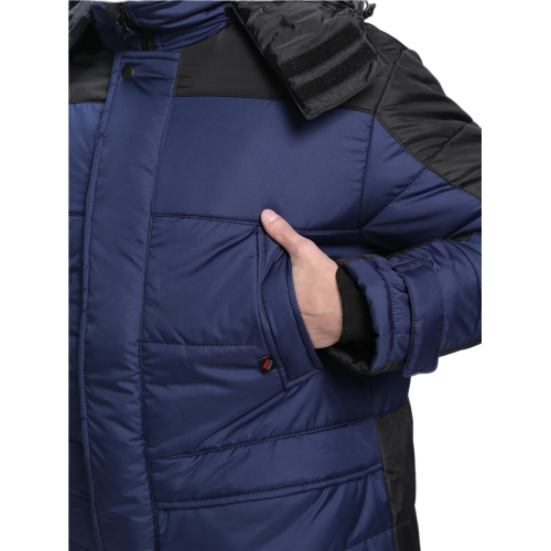 Куртка зимняя Европа CH (тк.Дюспо), т.синий/черный