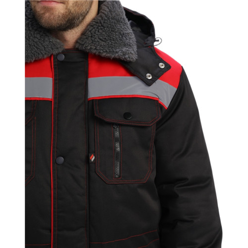 Костюм зимний Нейч-Премиум СОП К. (тк.Смесовая,240) п/к, черный/красный Костюм зимний Нейч-Премиум СОП К. (тк.Смесовая,240) п/к, черный/красный