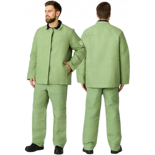 Костюм сварщика усиленный 1 кл.защиты (тк.Брезент, 480), хаки Костюм сварщика усиленный 1 кл.защиты (тк.Брезент, 480), хаки