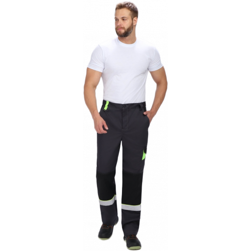 Костюм Ховард-1 (тк.Смесовая,240) брюки, т.серый/черный/лимонный Костюм Ховард-1 (тк.Смесовая,240) брюки, т.серый/черный/лимонный