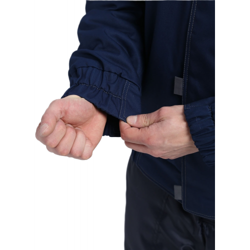 Куртка зимняя укороченная Флофт Премиум (тк.Смесовая,240), т.синий/васильковый/серый Куртка зимняя укороченная Флофт Премиум (тк.Смесовая,240), т.синий/васильковый/серый