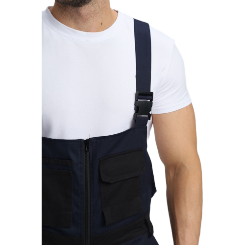 Полукомбинезон Милан NEW CH МВО (тк.Смесовая,270), т.синий/черный Полукомбинезон Милан NEW CH МВО (тк.Смесовая,270), т.синий/черный