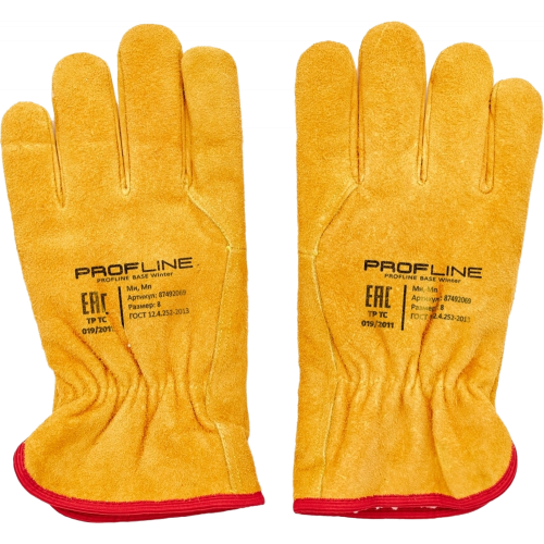 Перчатки спилковые утепленные ProfLineBase Перчатки спилковые утепленные ProfLineBase