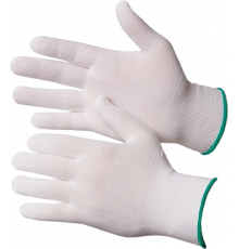 Touch Перчатки нейлоновые белого цвета без покрытия Touch Перчатки нейлоновые белого цвета без покрытия
