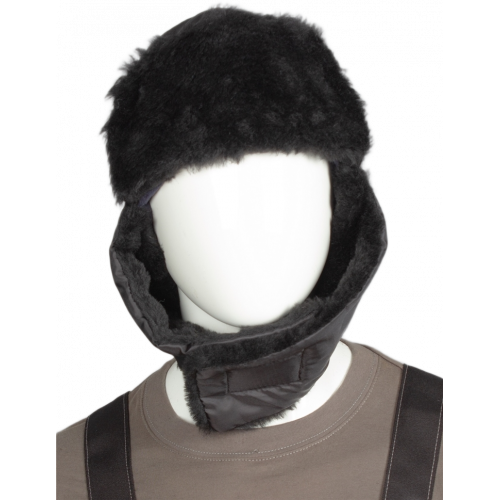 Шапка Евро Ушанка, черный Шапка Евро Ушанка, черный