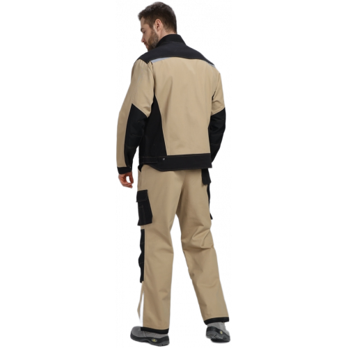 Куртка Милан CH (тк.Смесовая,260), бежевый/черный Куртка Милан CH (тк.Смесовая,260), бежевый/черный