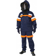 Костюм противоэнцефалитный Энергия-Антигнус-Б (38,2 кал.), т.синий/оранжевый