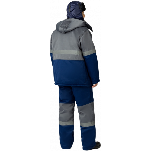 Костюм зимний Нордхард-2 СОП (тк.Смесовая,250) п/к, т.синий/серый