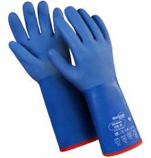 Перчатки Manipula Specialist® Айсберг (хлопок/акриловый мех+ПВХ), ТРВ-19/WG-788