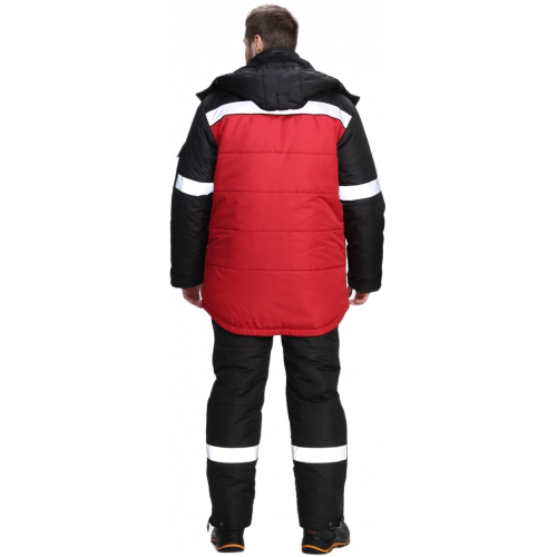 Костюм зимний Беркут СОП CH (тк.Таслан) п/к, черный/красный