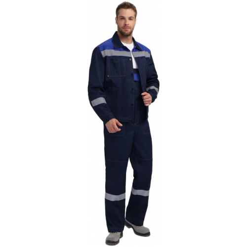 Костюм Лигор-2 Премиум СОП (тк.Смесовая,240) п/к, т.синий/васильковый Костюм Лигор-2 Премиум СОП (тк.Смесовая,240) п/к, т.синий/васильковый