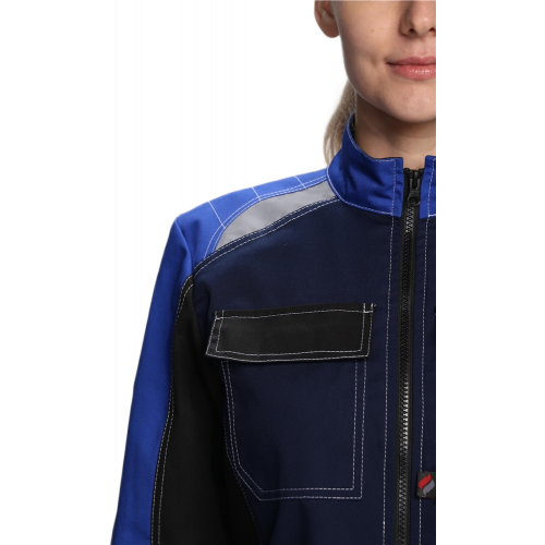 Костюм женский Вектрон-1 (тк.Смесовая,240) брюки, т.синий/васильковый/черный Костюм женский Вектрон-1 (тк.Смесовая,240) брюки, т.синий/васильковый/черный