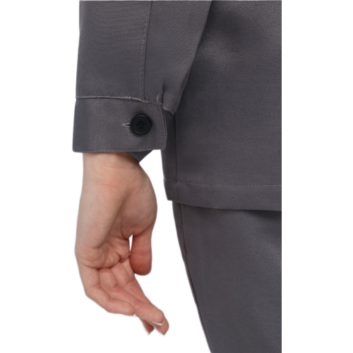 Костюм женский Весна-1 СОП NEW (тк.Смесовая,210) брюки, т.серый/красный Костюм женский Весна-1 СОП NEW (тк.Смесовая,210) брюки, т.серый/красный