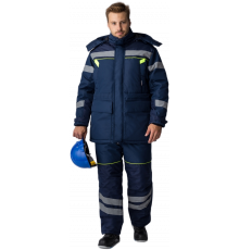 Костюм зимний PROFLINE SPECIALIST WINTER (тк.Восток-мембрана) п/к, т.синий