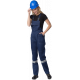 Костюм женский Весна-2 СОП NEW (тк.Смесовая,210) п/к, т.синий/васильковый