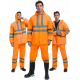Костюм влагозащитный сигнальный ProfLineSpecialist СОП (ПВХ,210), оранжевый