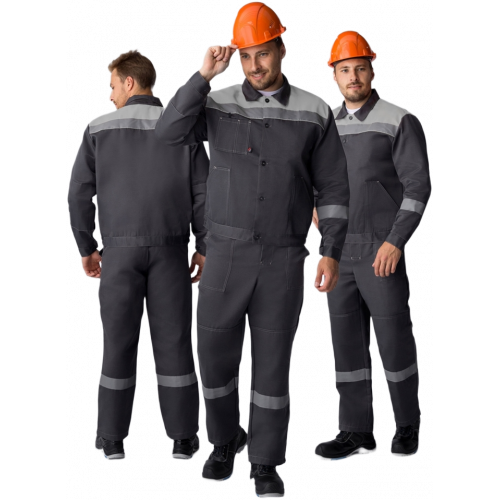 Костюм Лигор-2 СОП У. (тк.Смесовая,210) п/к, т.серый/св.серый Костюм Лигор-2 СОП У. (тк.Смесовая,210) п/к, т.серый/св.серый