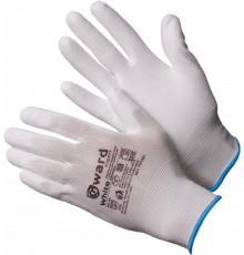 White Перчатки нейлоновые белого цвета с полиуретановым покрытием White Перчатки нейлоновые белого цвета с полиуретановым покрытием