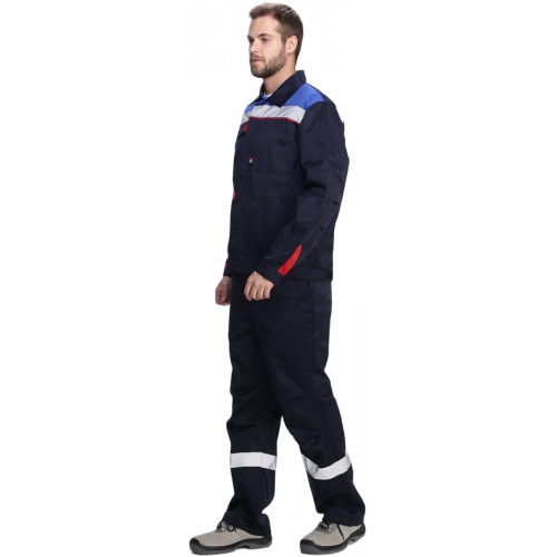 Костюм Флофт-2 СОП (тк.Смесовая,210) п/к, т.синий/васильковый/красный