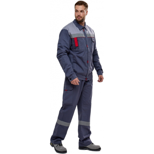 Костюм Флофт-2 СОП У. (тк.Саржа,250) п/к, т.серый/св.серый Костюм Флофт-2 СОП У. (тк.Саржа,250) п/к, т.серый/св.серый