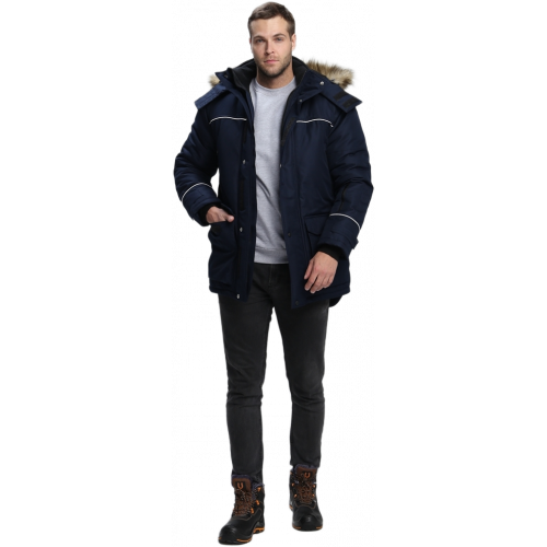 Куртка зимняя Аляска-Люкс (тк.Cat’s eye), т.синий