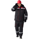 Костюм зимний Титан (Смесовая, 210) п/к, черный/красный