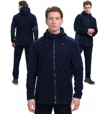 Куртка с капюшоном Кэмп (тк.Флис), т.синий Куртка с капюшоном Кэмп (тк.Флис), т.синий