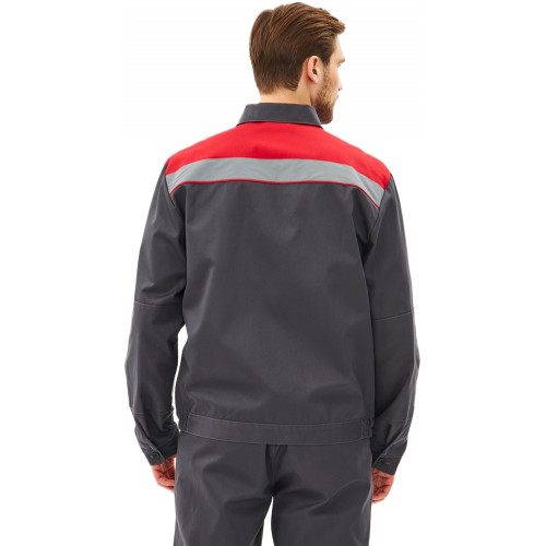 Костюм Липецк-1 СОП CH (тк.Смесовая,280) брюки, т.серый/красный Костюм Липецк-1 СОП CH (тк.Смесовая,280) брюки, т.серый/красный